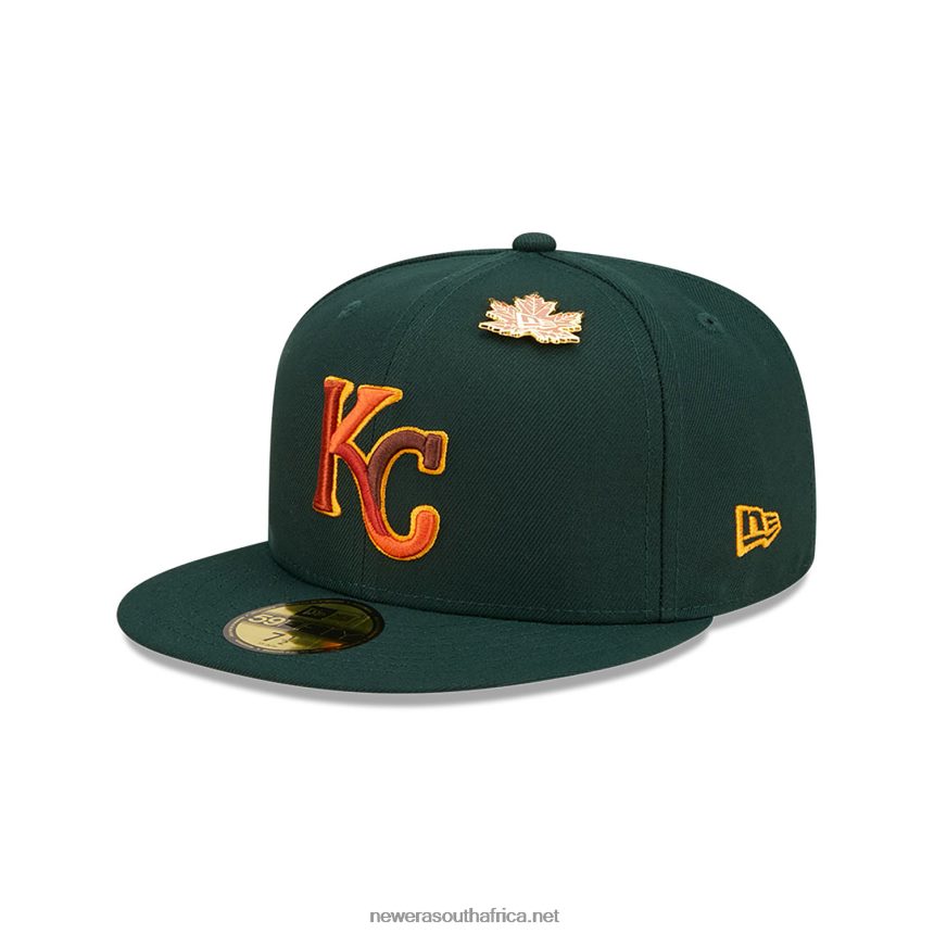 Kansas City Royals Leafy Dark Green 59FIFTY Fitted Cap New Era TRBRBN535