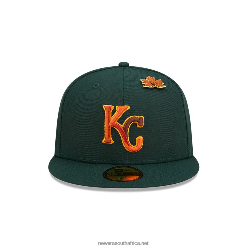 Kansas City Royals Leafy Dark Green 59FIFTY Fitted Cap New Era TRBRBN535