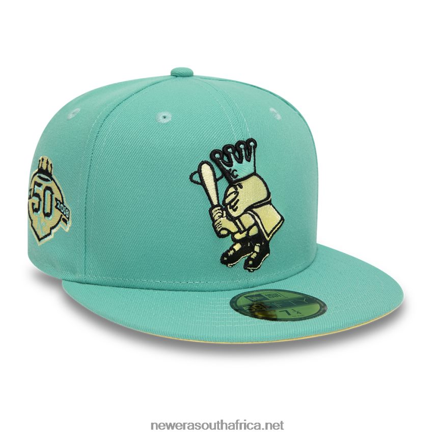 Kansas City Royals Pastel Turquoise 59FIFTY Fitted Cap New Era TRBRBN1147