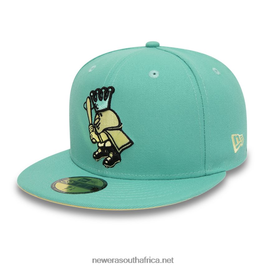 Kansas City Royals Pastel Turquoise 59FIFTY Fitted Cap New Era TRBRBN1147