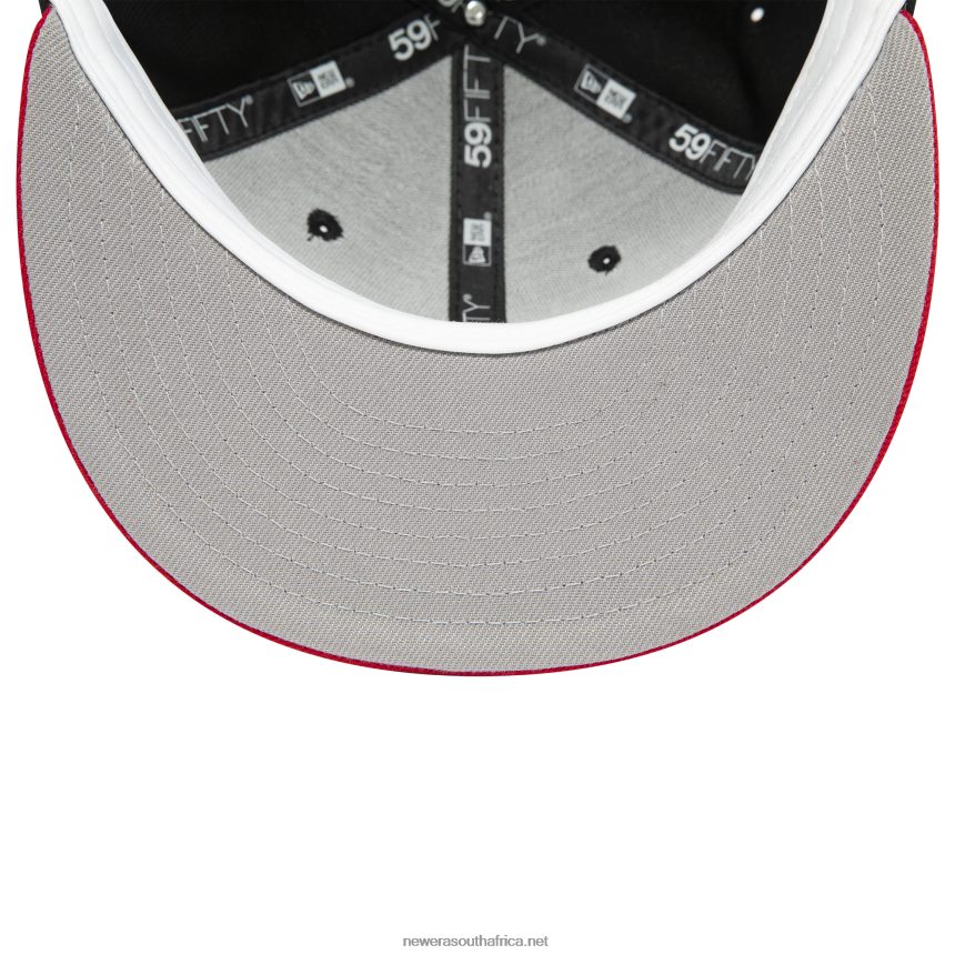 LA Angels 2002 World Series Black 59FIFTY Fitted Cap New Era TRBRBN215