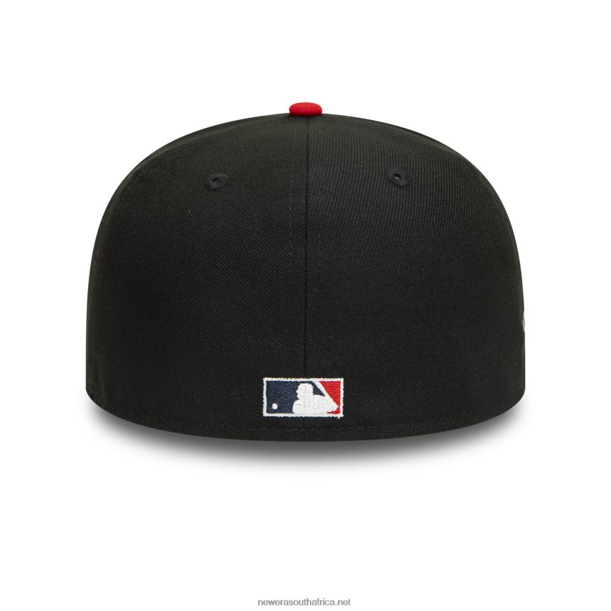 LA Angels 2002 World Series Black 59FIFTY Fitted Cap New Era TRBRBN215