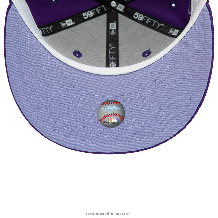 LA Angels 50th Anniversary Purple 59FIFTY Fitted Cap New Era TRBRBN333