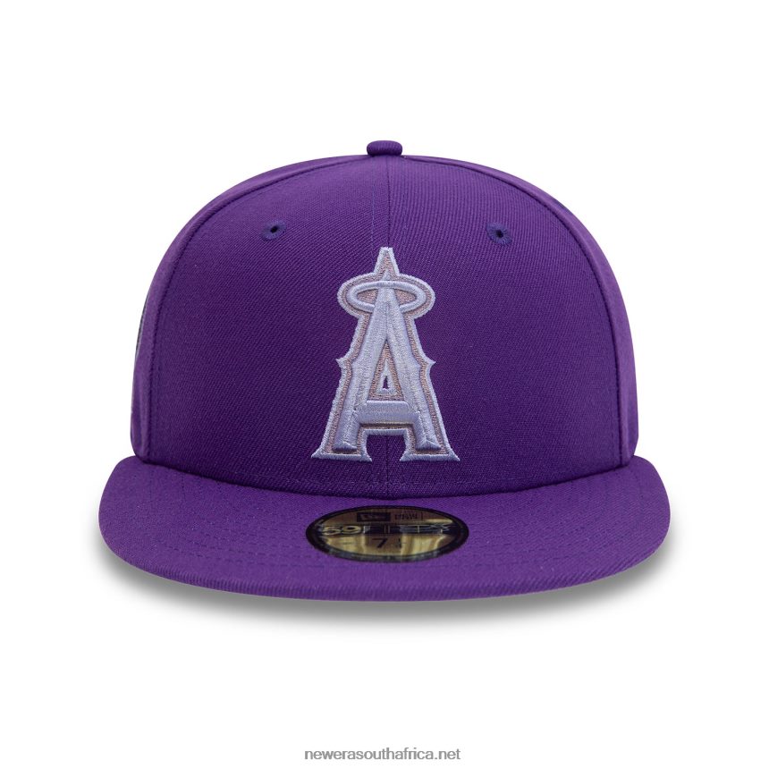 LA Angels 50th Anniversary Purple 59FIFTY Fitted Cap New Era TRBRBN333