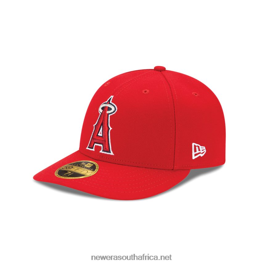 LA Angels Authentic Collection Red Low Profile 59FIFTY Fitted Cap New Era TRBRBN913