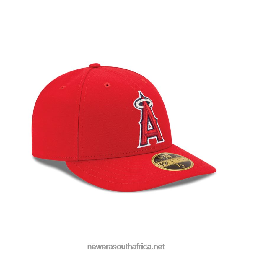 LA Angels Authentic Collection Red Low Profile 59FIFTY Fitted Cap New Era TRBRBN913