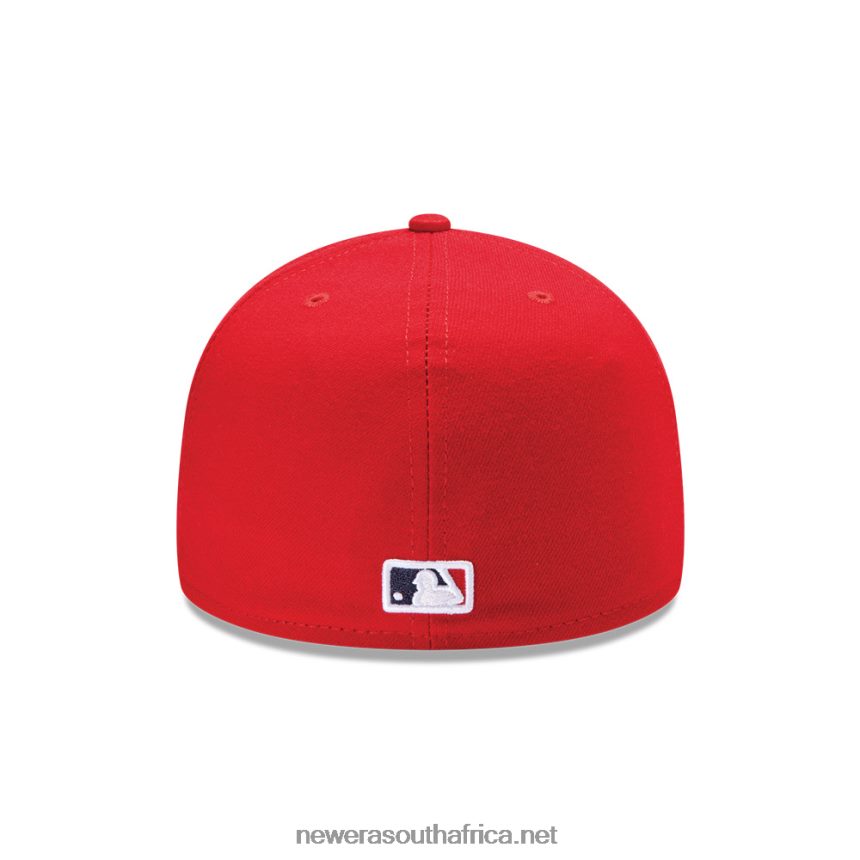 LA Angels Authentic Collection Red Low Profile 59FIFTY Fitted Cap New Era TRBRBN913