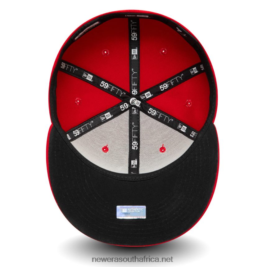 LA Angels Authentic On Field Red 59FIFTY Cap New Era TRBRBN1044