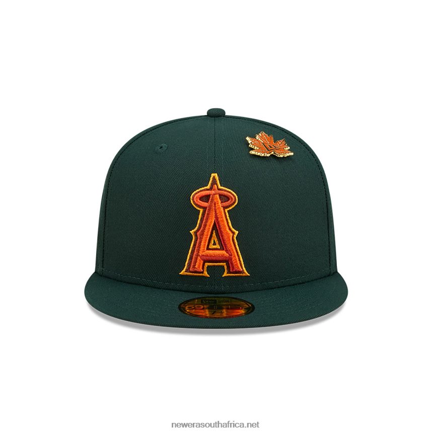 LA Angels Leafy Dark Green 59FIFTY Fitted Cap New Era TRBRBN596