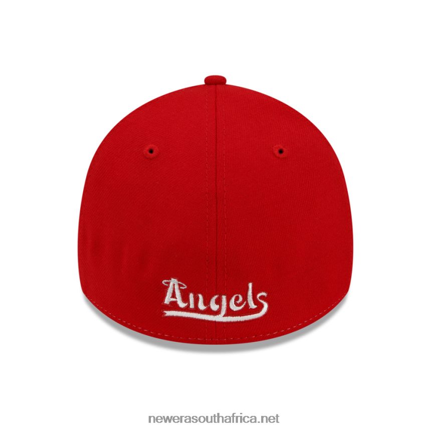 LA Angels MLB City Connect Red 39THIRTY Stretch Fit Cap New Era TRBRBN2158