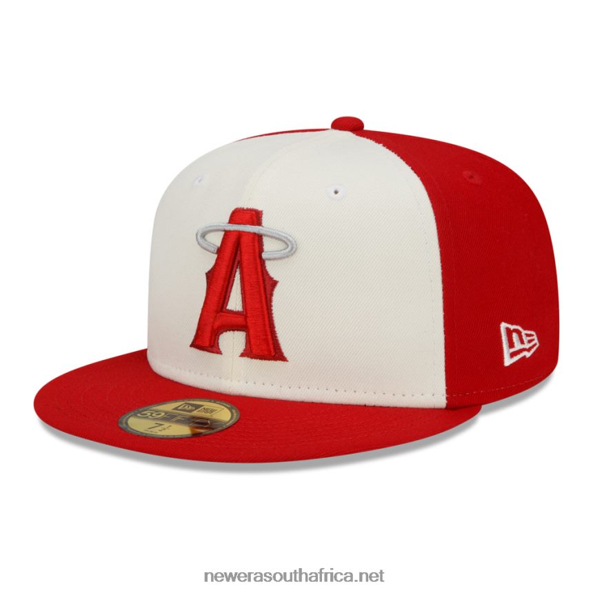 LA Angels MLB City Connect Red 59FIFTY Fitted Cap New Era TRBRBN1268