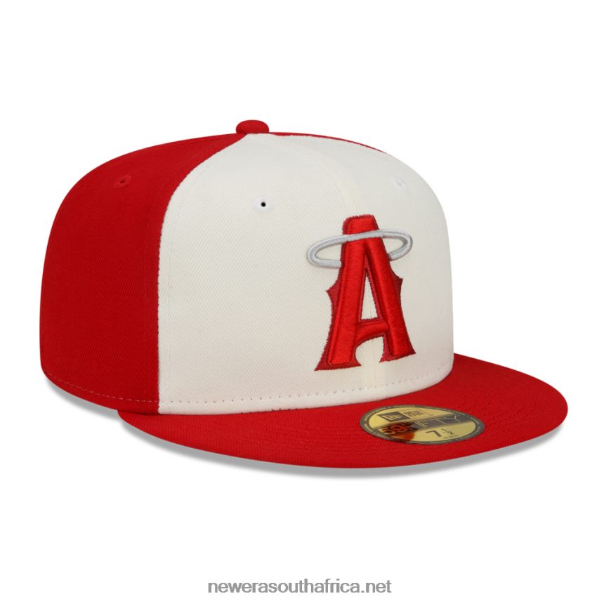 LA Angels MLB City Connect Red 59FIFTY Fitted Cap New Era TRBRBN1268