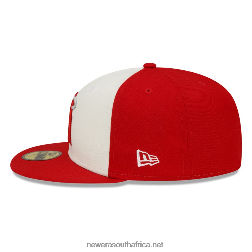 LA Angels MLB City Connect Red 59FIFTY Fitted Cap New Era TRBRBN1268