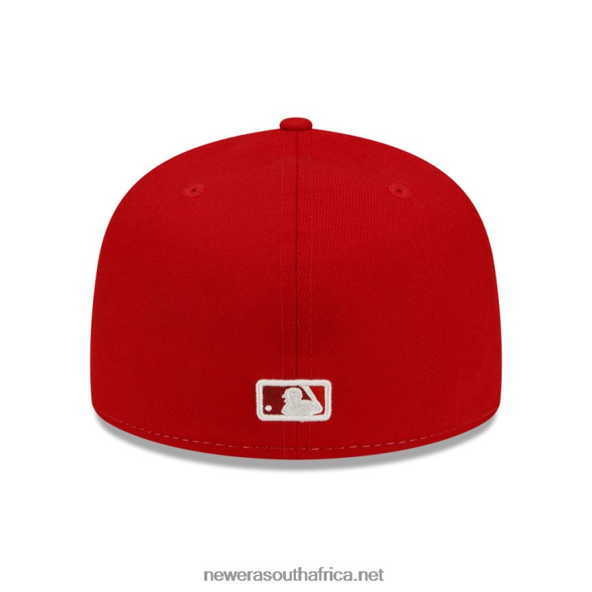 LA Angels MLB City Connect Red 59FIFTY Fitted Cap New Era TRBRBN1268