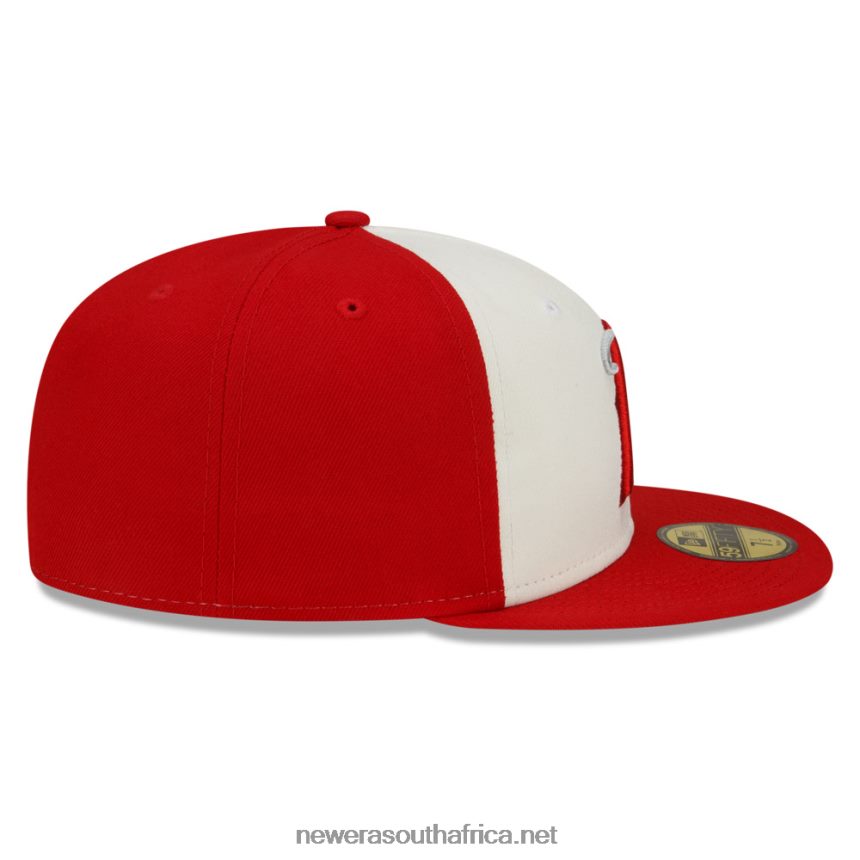 LA Angels MLB City Connect Red 59FIFTY Fitted Cap New Era TRBRBN1268