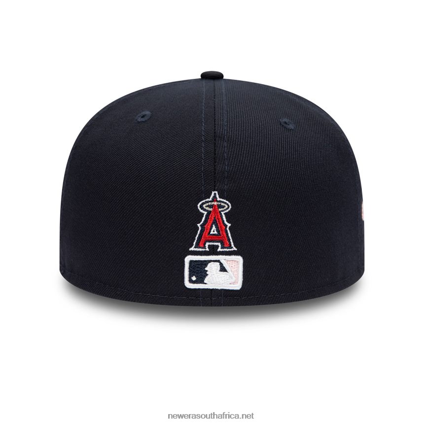 LA Angels Side Patch Bloom Navy 59FIFTY Fitted Cap New Era TRBRBN1019