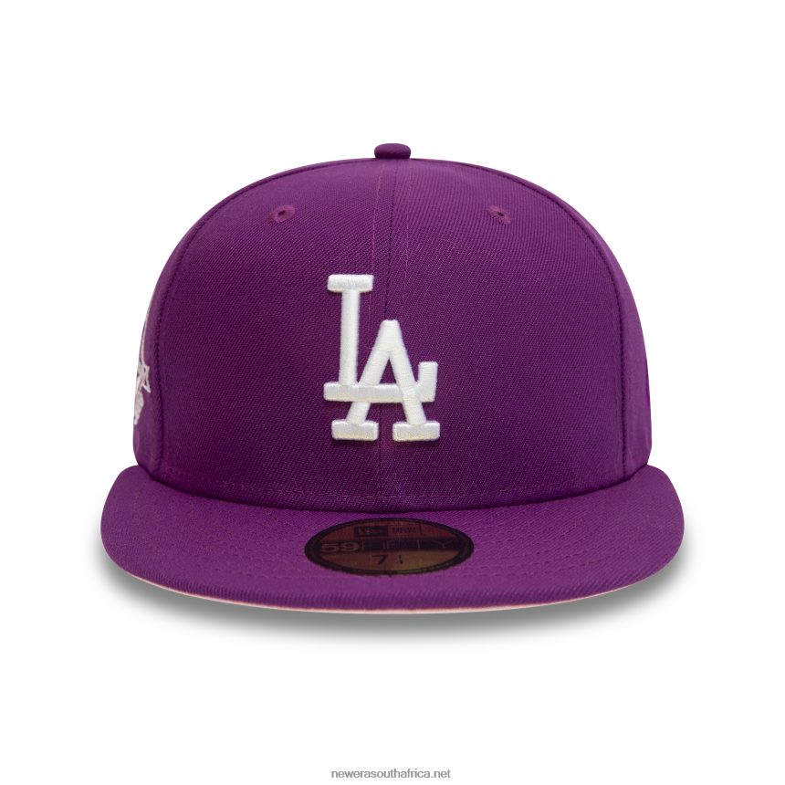 LA Dodgers 50th Anniversary Purple 59FIFTY Fitted Cap New Era TRBRBN65