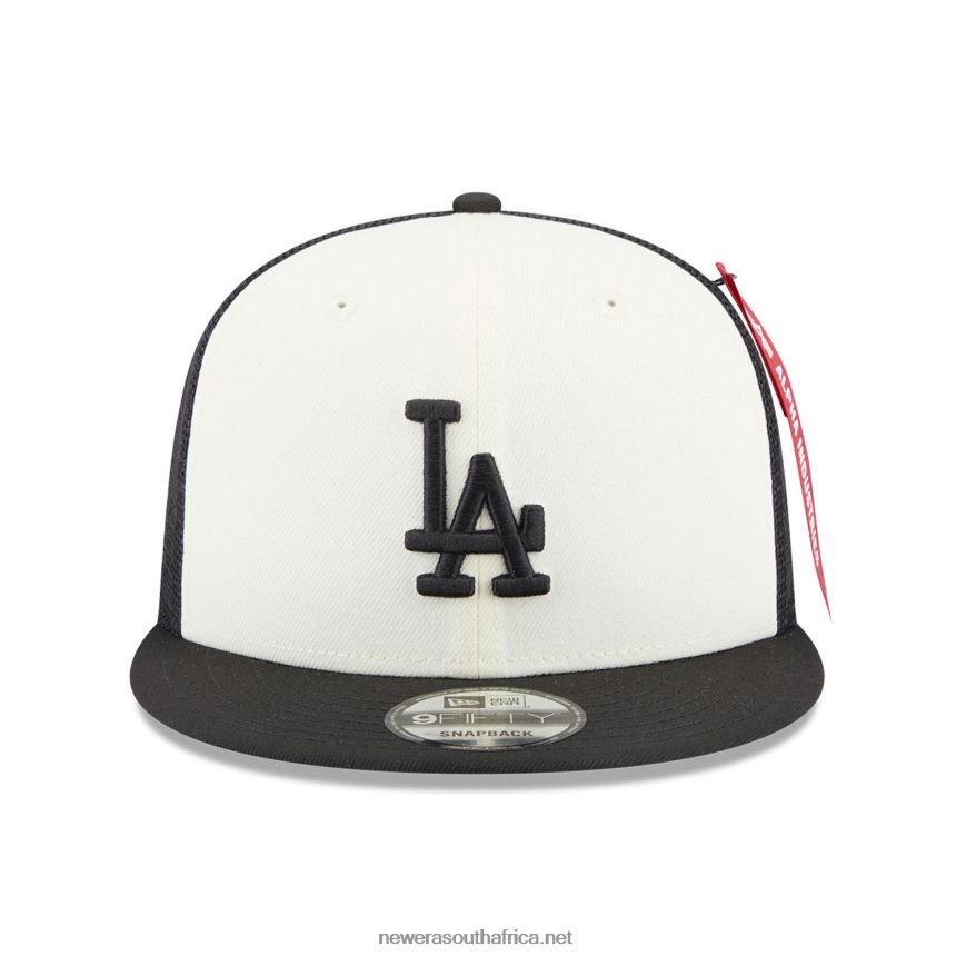 LA Dodgers Alpha Industries X MLB Black 9FIFTY Snapback Cap New Era TRBRBN1878