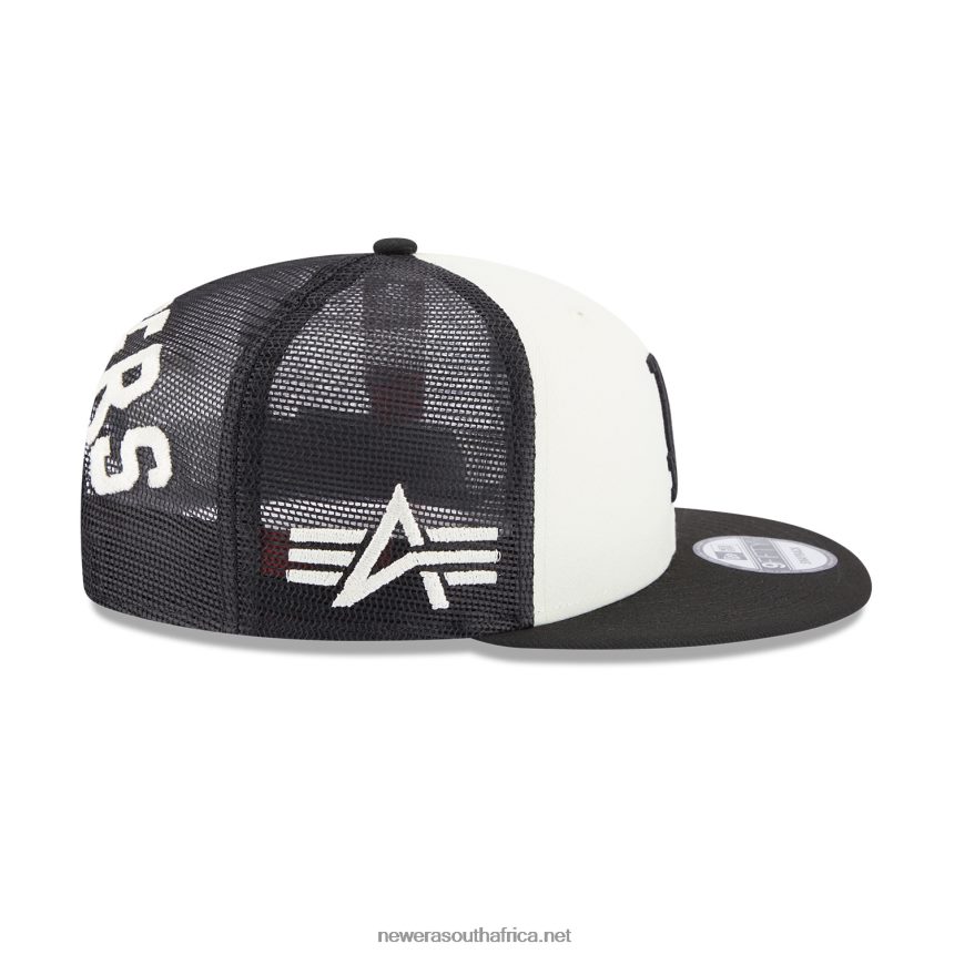 LA Dodgers Alpha Industries X MLB Black 9FIFTY Snapback Cap New Era TRBRBN1878