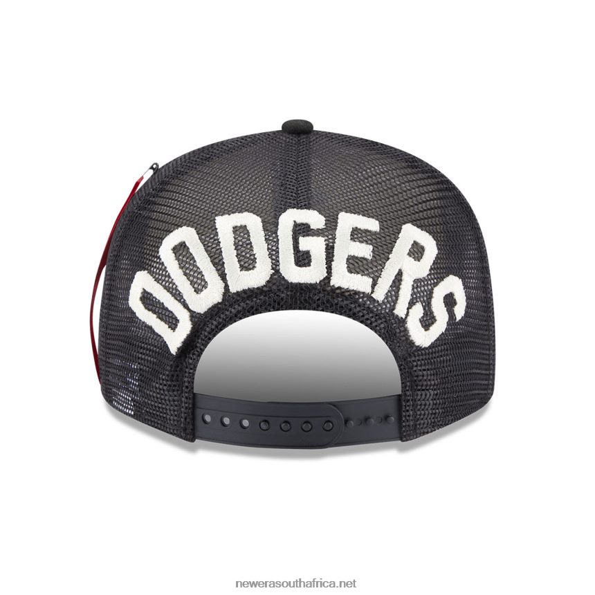 LA Dodgers Alpha Industries X MLB Black 9FIFTY Snapback Cap New Era TRBRBN1878