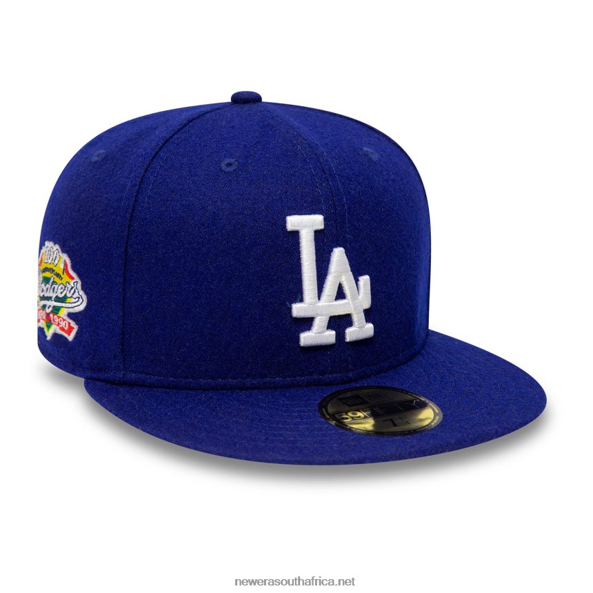 LA Dodgers Anniversary Wool Blue 59FIFTY Fitted Cap New Era TRBRBN20