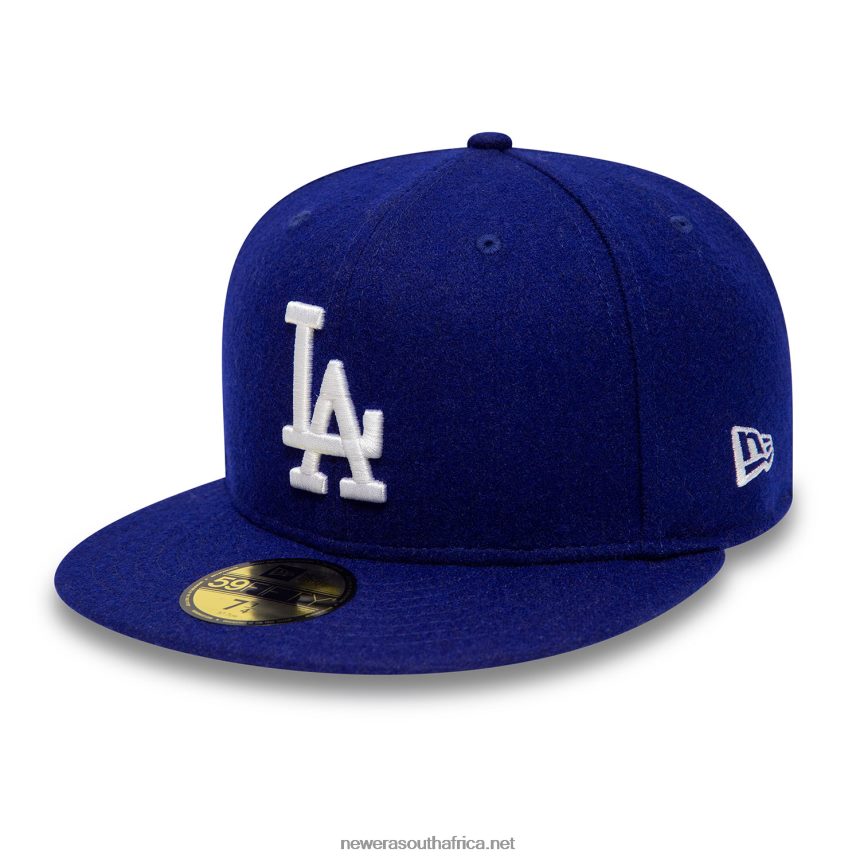 LA Dodgers Anniversary Wool Blue 59FIFTY Fitted Cap New Era TRBRBN20