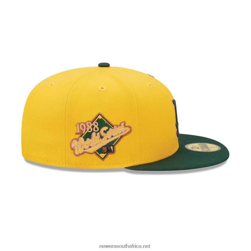 LA Dodgers Back to School Yellow 59FIFTY Fitted Cap New Era TRBRBN173