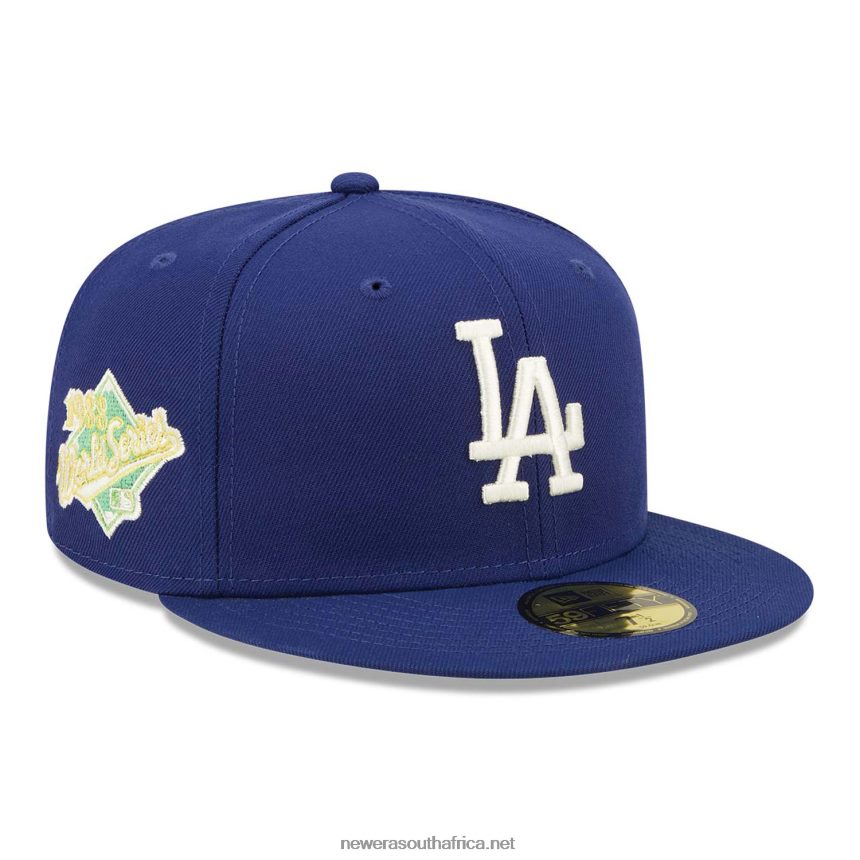 LA Dodgers Citrus Pop Dark Blue 59FIFTY Fitted Cap New Era TRBRBN1059