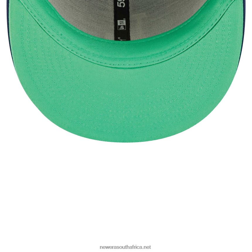 LA Dodgers Citrus Pop Dark Blue 59FIFTY Fitted Cap New Era TRBRBN1059