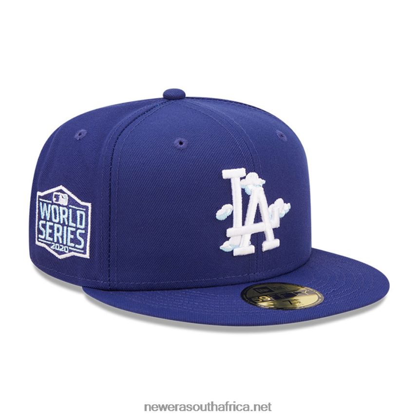 LA Dodgers Comic Cloud Dark Blue 59FIFTY Fitted Cap New Era TRBRBN1323