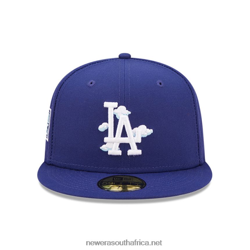 LA Dodgers Comic Cloud Dark Blue 59FIFTY Fitted Cap New Era TRBRBN1323