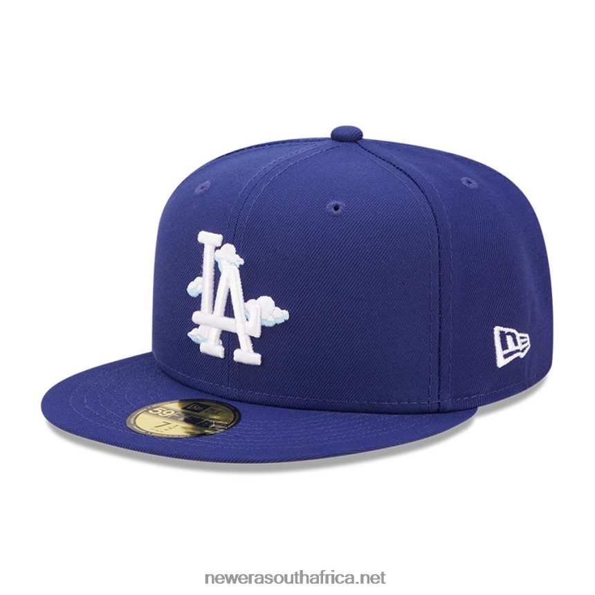 LA Dodgers Comic Cloud Dark Blue 59FIFTY Fitted Cap New Era TRBRBN1323