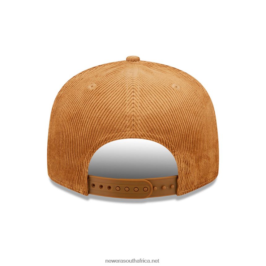 LA Dodgers Cord Script Brown 9FIFTY Snapback Cap New Era TRBRBN1914