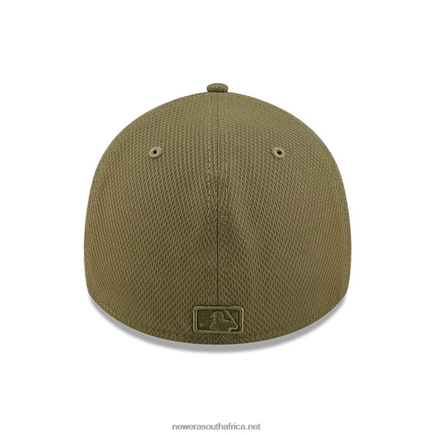 LA Dodgers Diamond Era Green 39THIRTY Stretch Fit Cap New Era TRBRBN2156