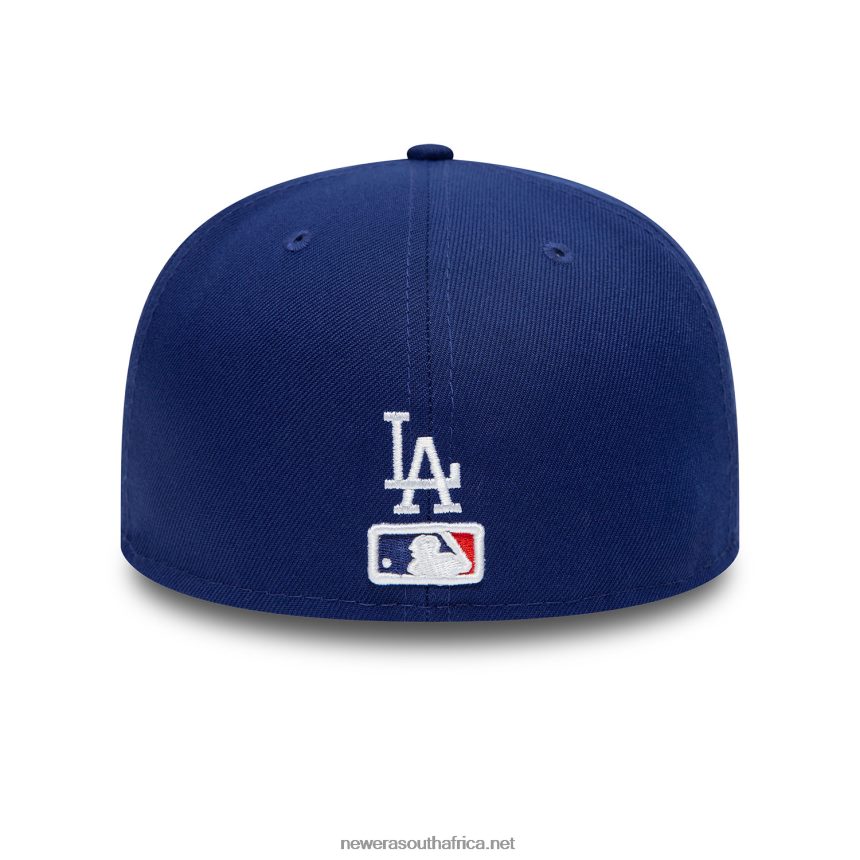 LA Dodgers Dual Logo Blue 59FIFTY Fitted Cap New Era TRBRBN74