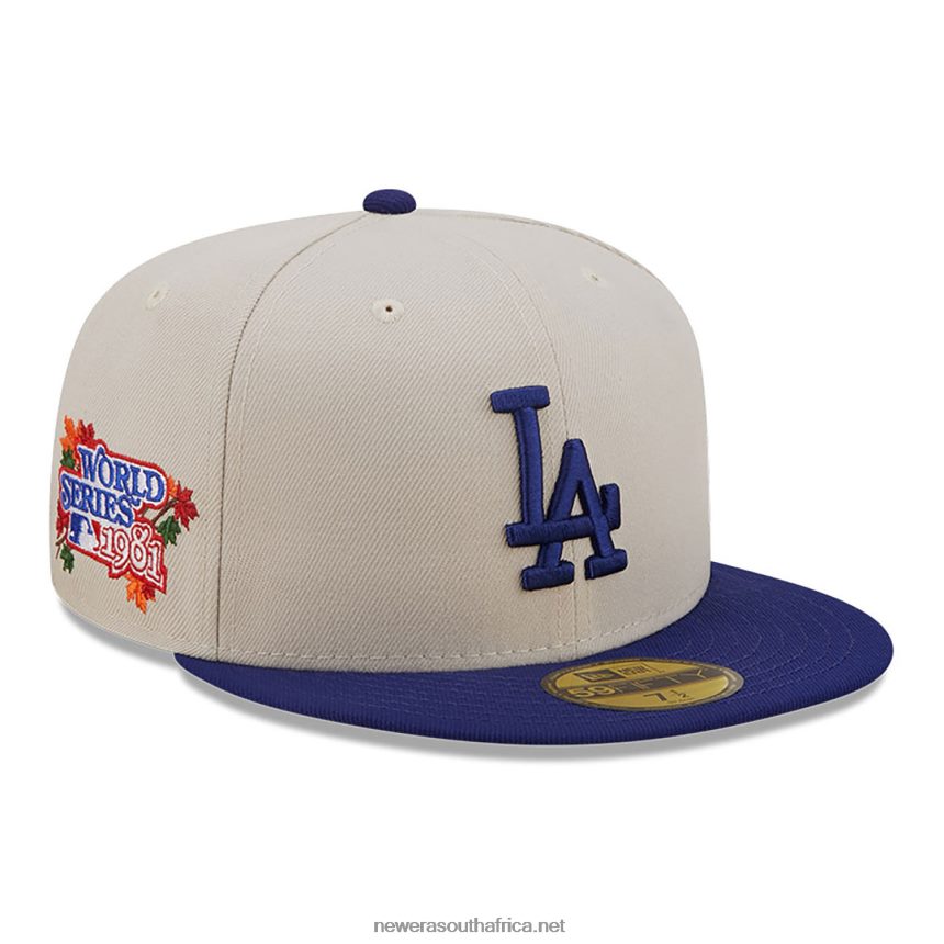 LA Dodgers Fall Classic White 59FIFTY Fitted Cap New Era TRBRBN951