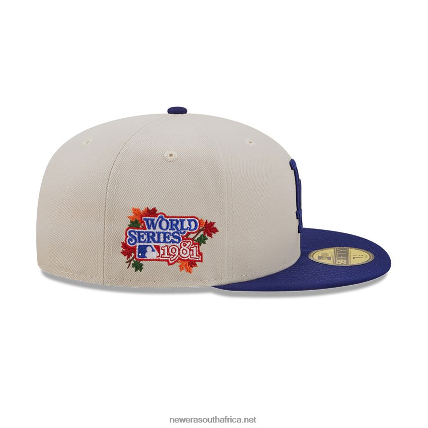 LA Dodgers Fall Classic White 59FIFTY Fitted Cap New Era TRBRBN951