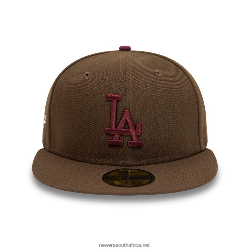 LA Dodgers Fall Colours Brown 59FIFTY Fitted Cap New Era TRBRBN514