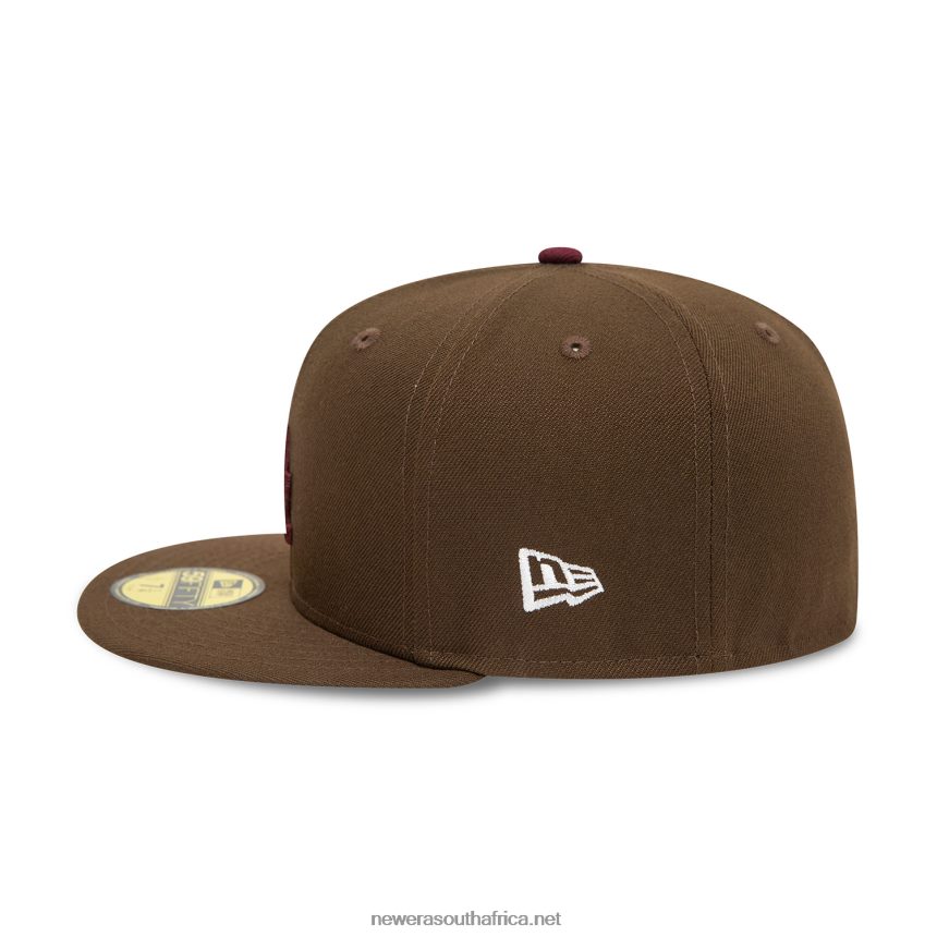 LA Dodgers Fall Colours Brown 59FIFTY Fitted Cap New Era TRBRBN514