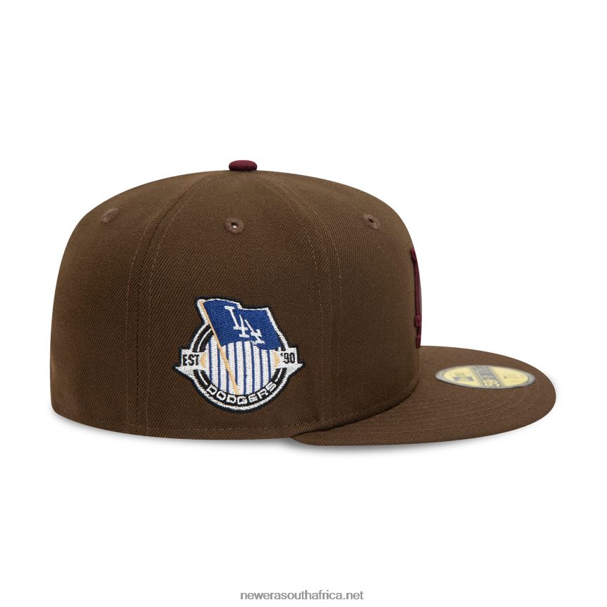 LA Dodgers Fall Colours Brown 59FIFTY Fitted Cap New Era TRBRBN514