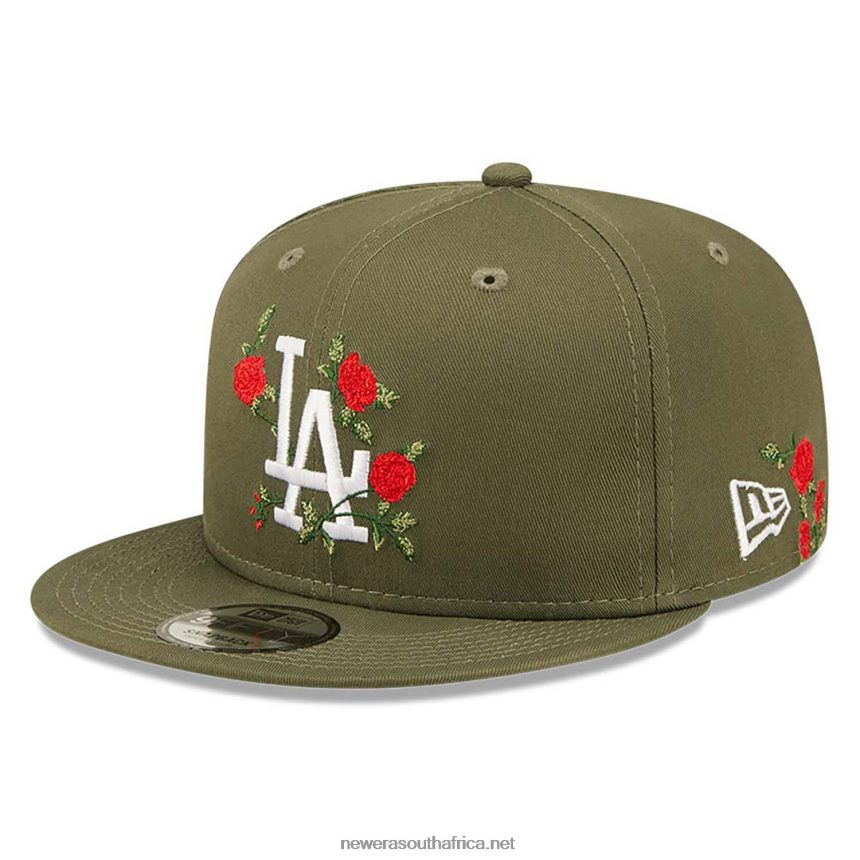 LA Dodgers Flower Green 9FIFTY Snapback Cap New Era TRBRBN1950