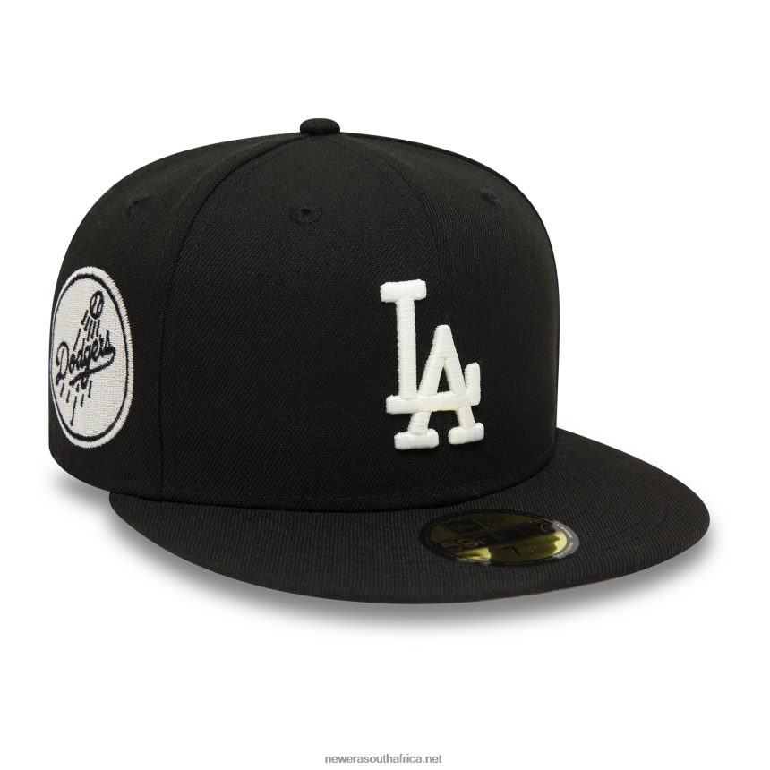 LA Dodgers Glow in the Dark Black 59FIFTY Fitted Cap New Era TRBRBN1009