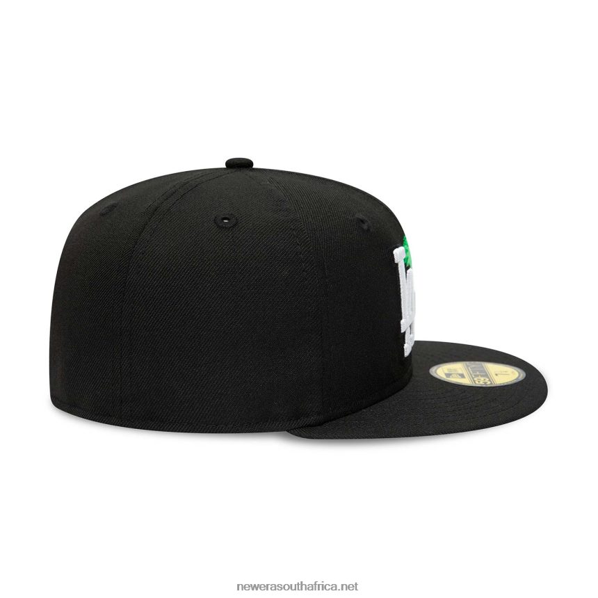 LA Dodgers Green Palm Tree Black 59FIFTY Fitted Cap New Era TRBRBN88