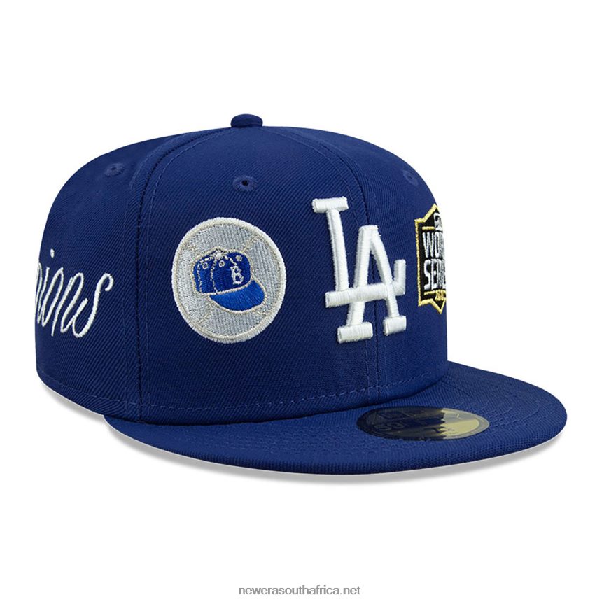 LA Dodgers Historic Champs Blue 59FIFTY Fitted Cap New Era TRBRBN212