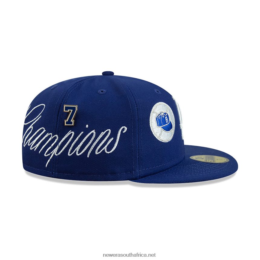 LA Dodgers Historic Champs Blue 59FIFTY Fitted Cap New Era TRBRBN212