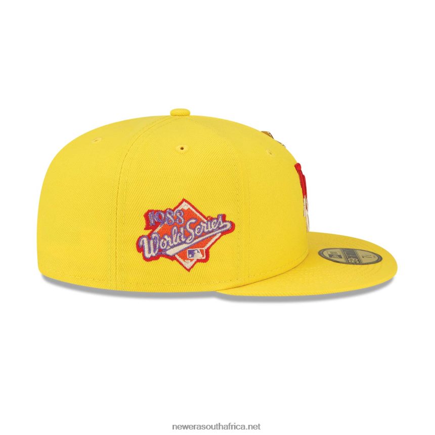LA Dodgers Icy Pop Bright Yellow 59FIFTY Fitted Cap New Era TRBRBN1423