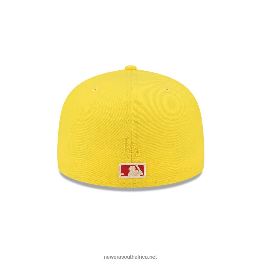 LA Dodgers Icy Pop Bright Yellow 59FIFTY Fitted Cap New Era TRBRBN1423