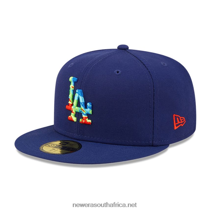 LA Dodgers Infrared Blue 59FIFTY Fitted Cap New Era TRBRBN351