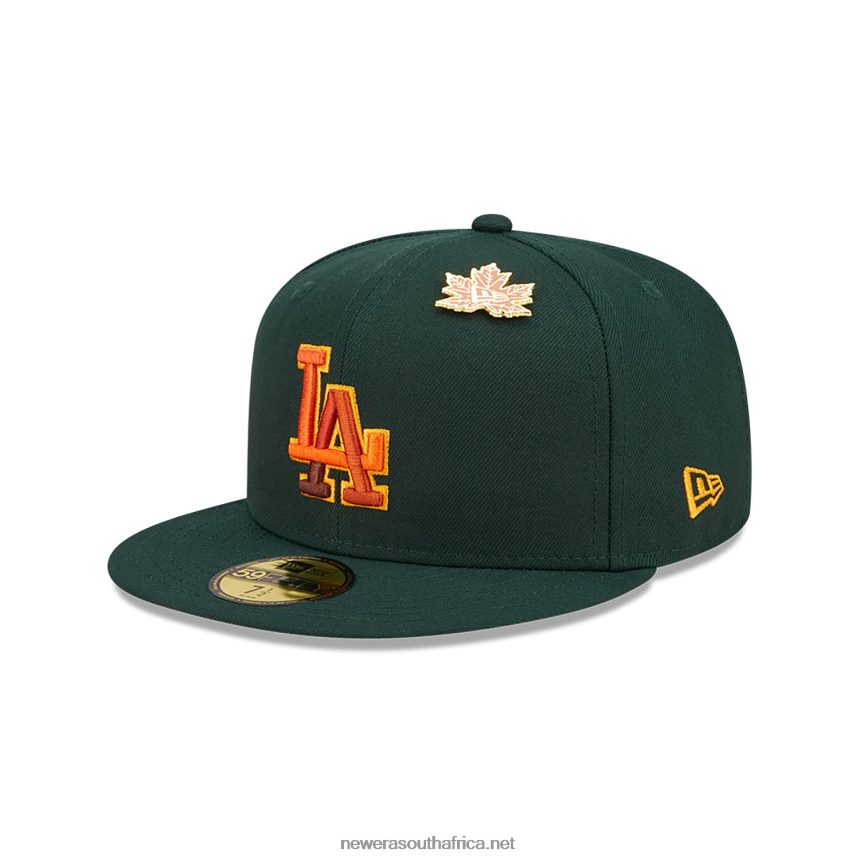 LA Dodgers Leafy Dark Green 59FIFTY Fitted Cap New Era TRBRBN595