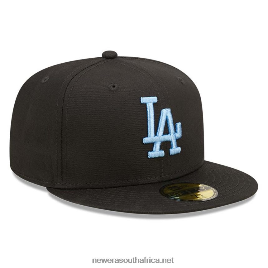 LA Dodgers League Essential Black 59FIFTY Fitted Cap New Era TRBRBN805